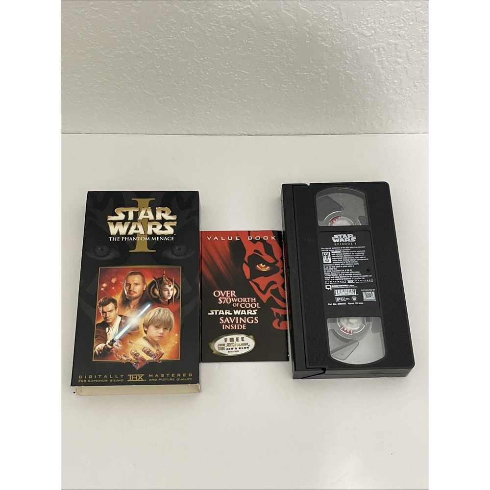 Star Wars Episode I The Phantom Menace VHS THX Digitally Mastered 1999 - Picture 6 of 7
